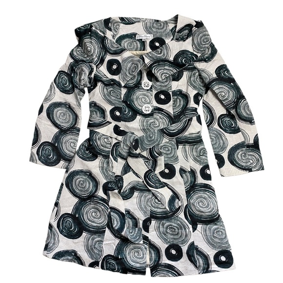 MaxMara Graphic Printed Trench Coat | 40 - Picture 1 of 11